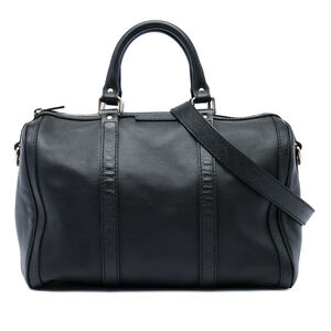 Pre-Loved Gucci Medium Guccissima Trimmed Calfskin Joy Boston Bag